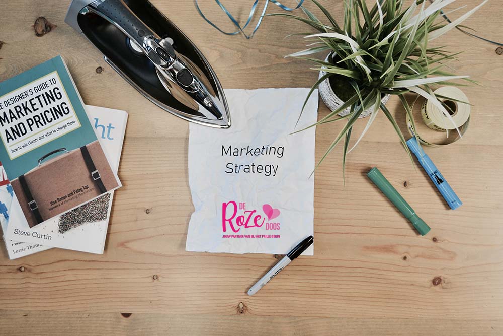 marketingplan roze doos